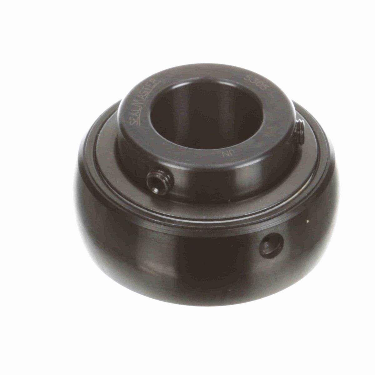 Sealmaster Mounted Insert Only Ball Bearing - 52100 Bearing Steel, Black Oxided - Setscrew Lock - 5305