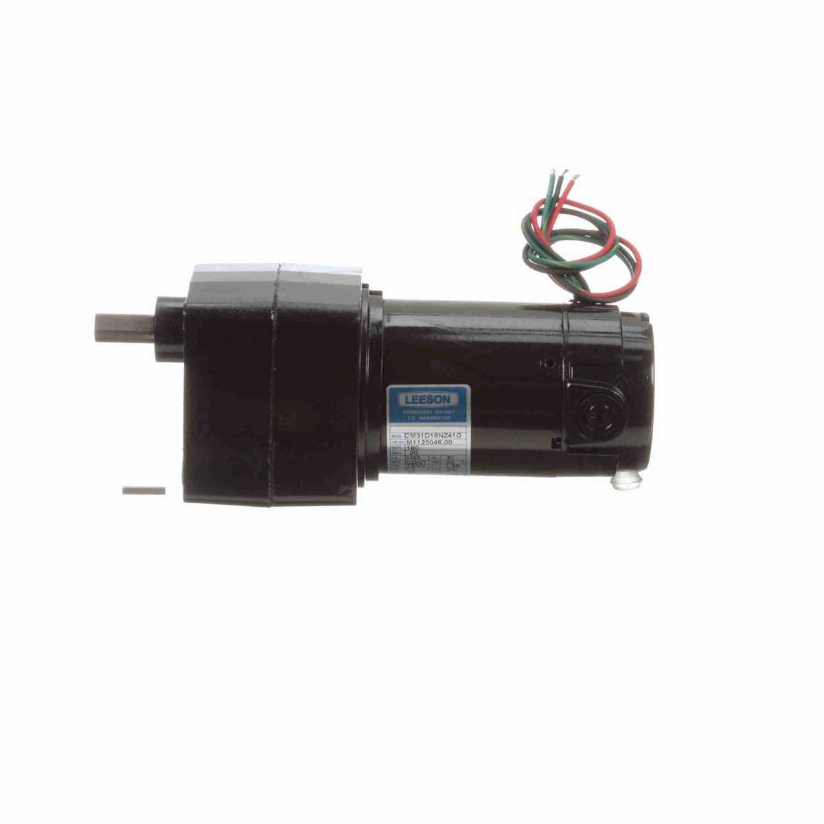 LEESON Parallel Shaft Gearmotor, 0.03 HP, 180 V, 4 RPM, 31 Frame, TENV - M1125046.00
