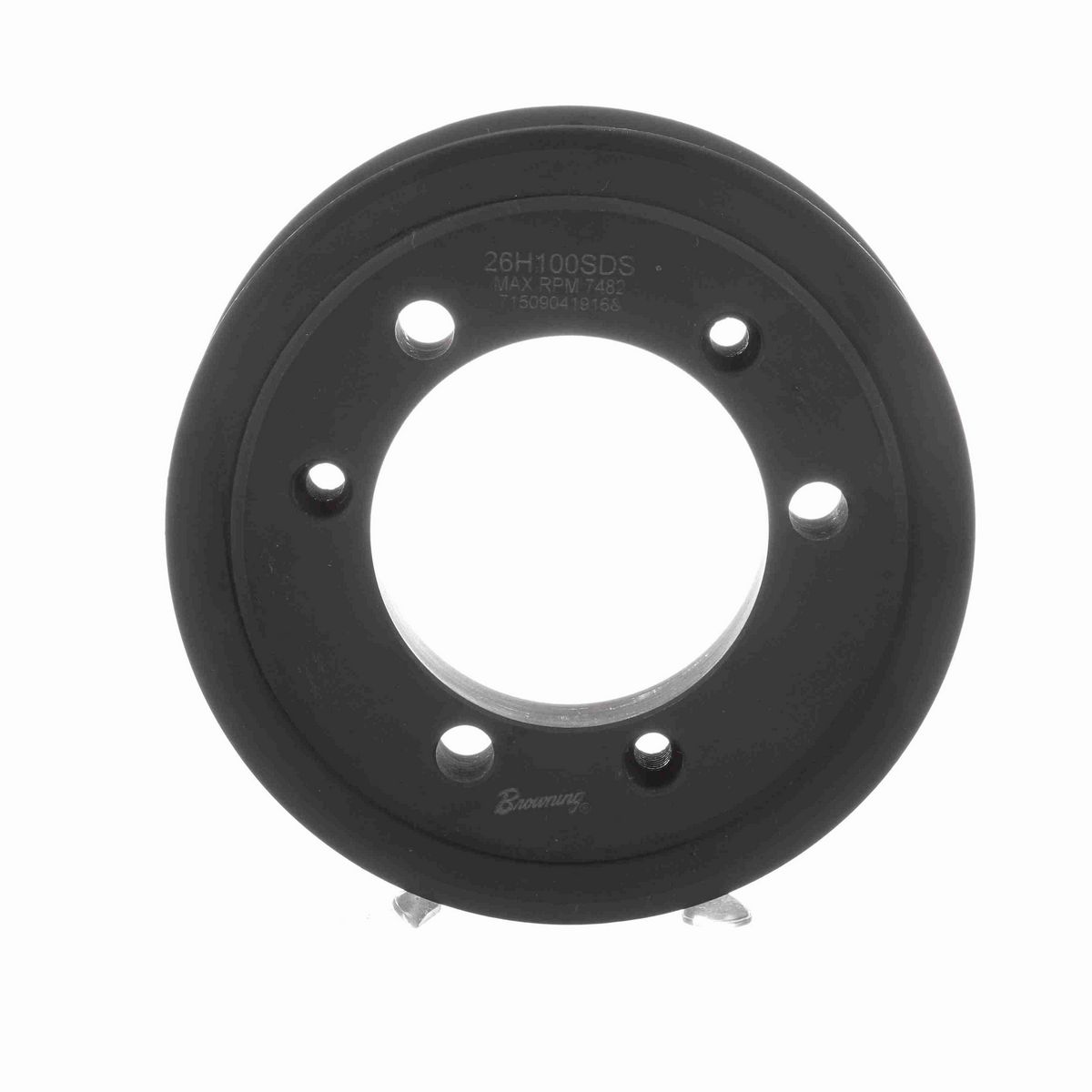 Browning Steel Bushed Bore Gearbelt Pulley - 26H100SDS