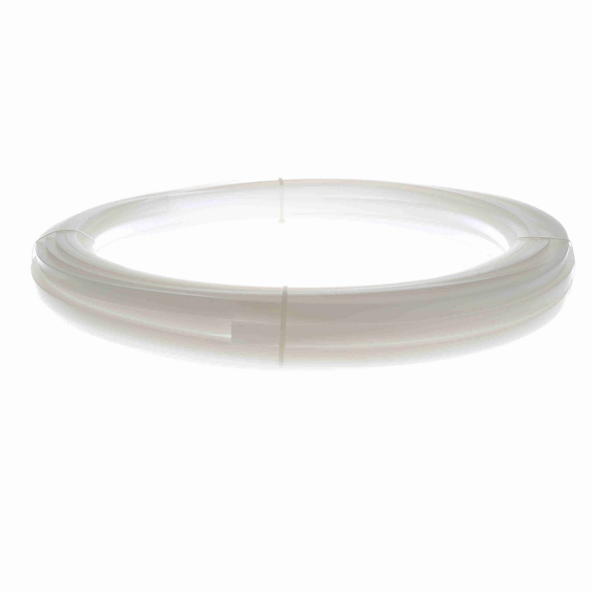 System Plast J-Leg: 0.75"W X 0.44"H X 1200"L White UHMW-PE - VG-JS3-075-125-100