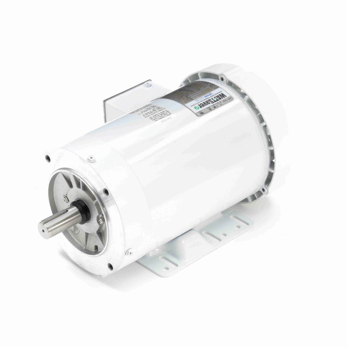 LEESON White Duck™ General Purpose Motor, 1.50 & 1 HP, 3 Ph, 60 & 50 Hz, 230/460 & 190/380 V, 1800 & 1500 RPM, 145TC Frame, TEFC - 121871.00
