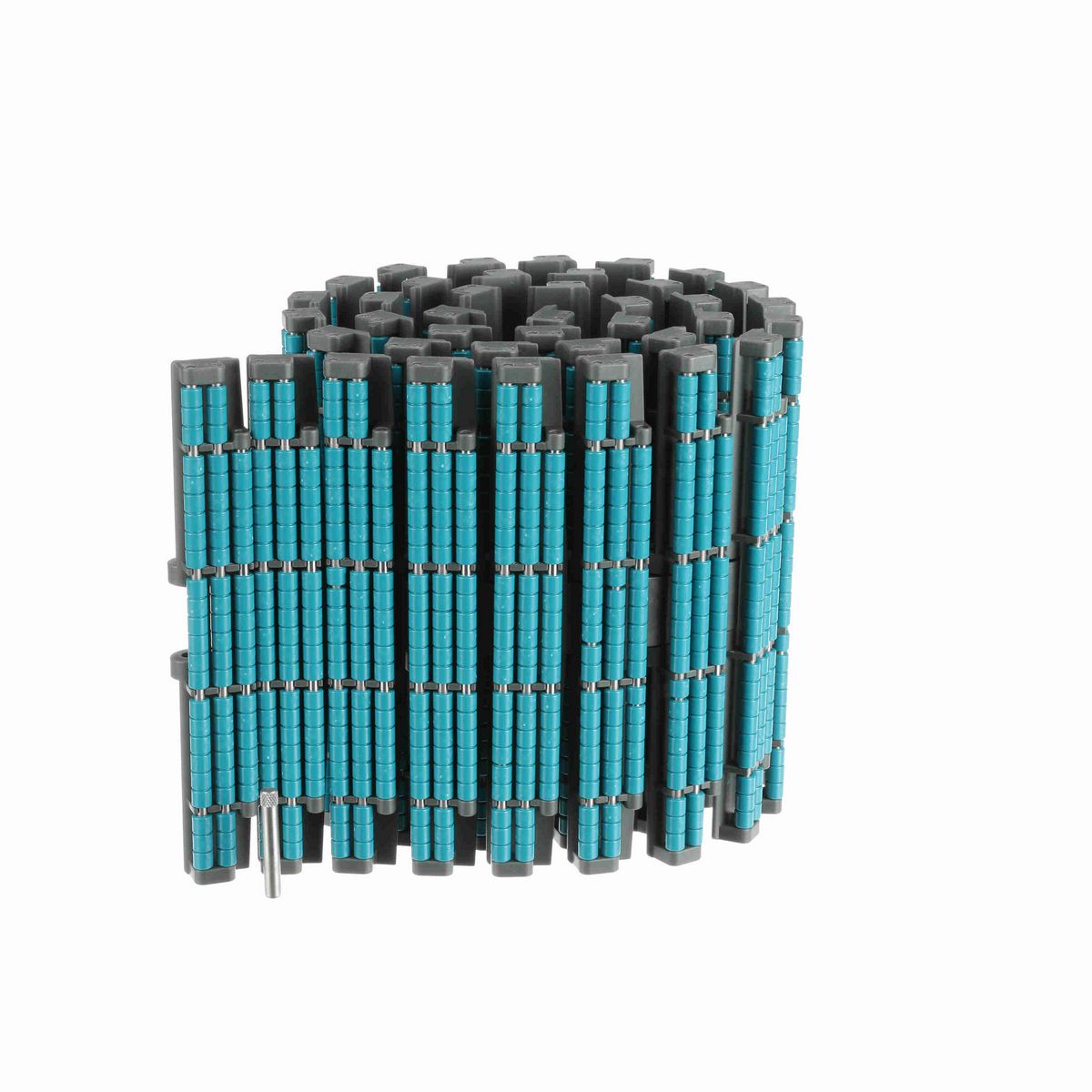 System Plast 882TAB LBP Side-flexing Low Backline Pressure, Material: Gray Low Friction, Width: 10in, Pitch: 1.5in - LFG882LBP-M-K1000