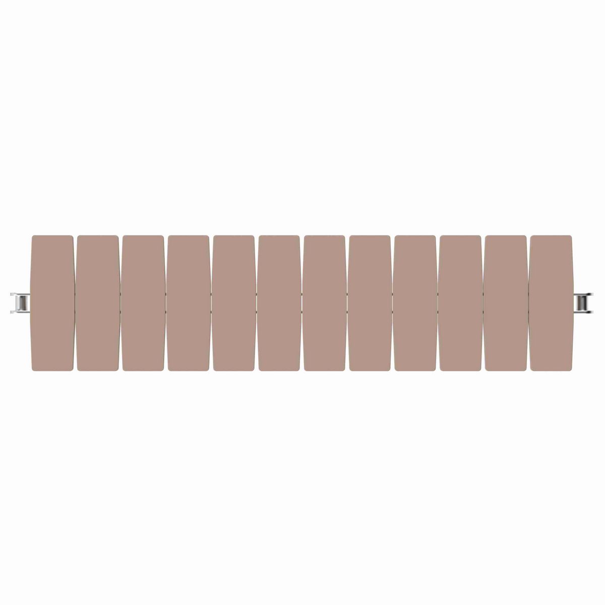 Rexnord 1873TAB Side-flexing Solid Top, Material: Tan Low Friction, Width: 4.5in, Pitch: 1.5in - LF1873K4-1/2
