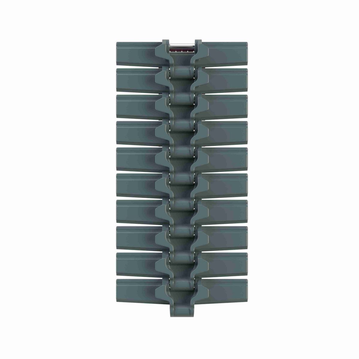 Rexnord HDF LBP Side-flexing Low Backline Pressure, Material: Internally Lubricated Polyacetal (Grey), Width: 7.5in, Pitch: 1.5in - 752.89.13