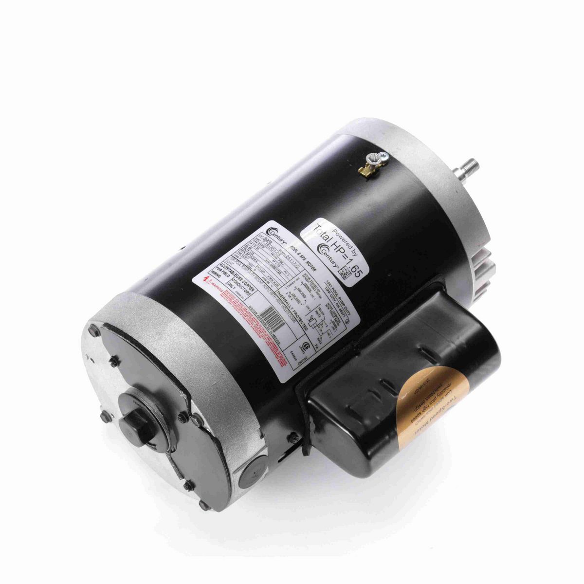 Century Pool Pump Motor, 1.5-.20 HP, 1 Ph, 60 Hz, 115 V, 3600 RPM, P56J Frame, DP - B969