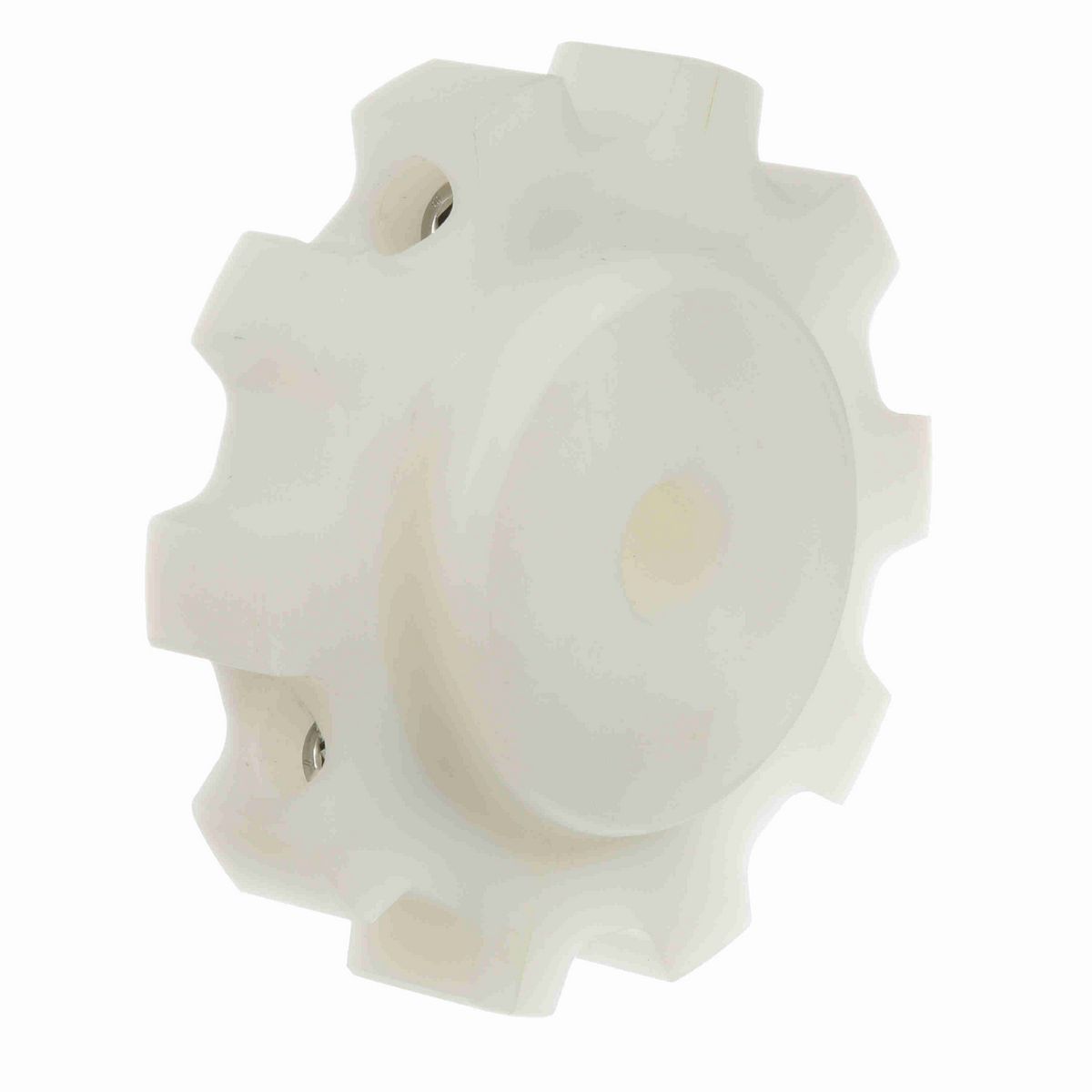 System Plast 882 Series Split Machined Sprocket with 10 Teeth, a 1-1/2in Round Shaft-Ready Bore and Setscrew - 882-10R1.5-DMS-SS