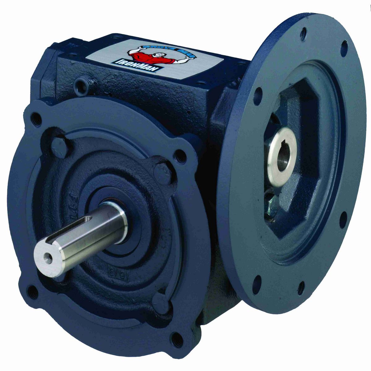 Grove Gear GR Series - Ironman Worm Gear Reducers Cast Iron Single-Reduction Worm Reducer - GR-CMQ824-60-L-140