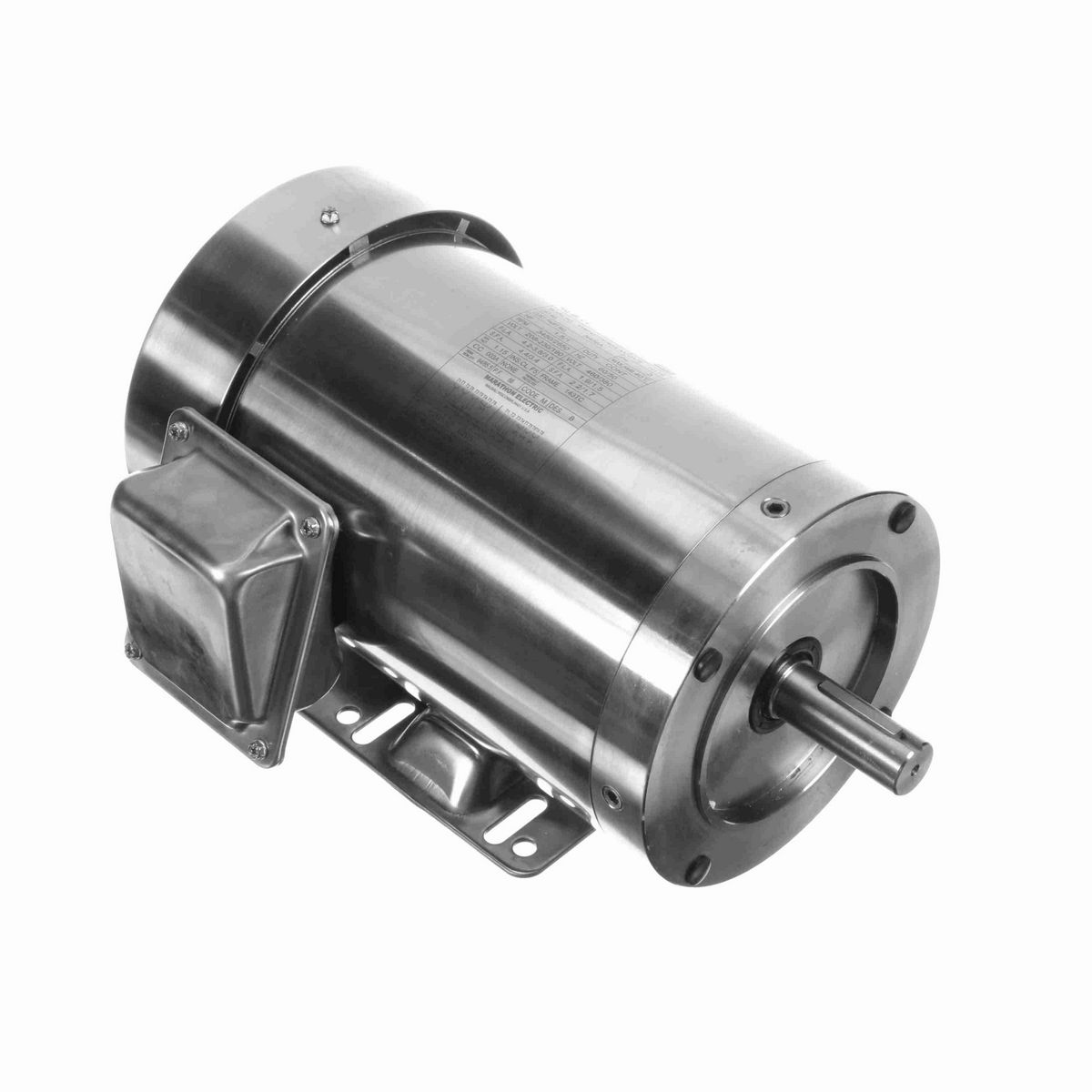 LEESON General Purpose Motor, 1.50 & 1 HP, 3 Ph, 60 & 50 Hz, 230/460 & 190/380 V, 3600 & 3000 RPM, 143TC Frame, TEFC - N456A