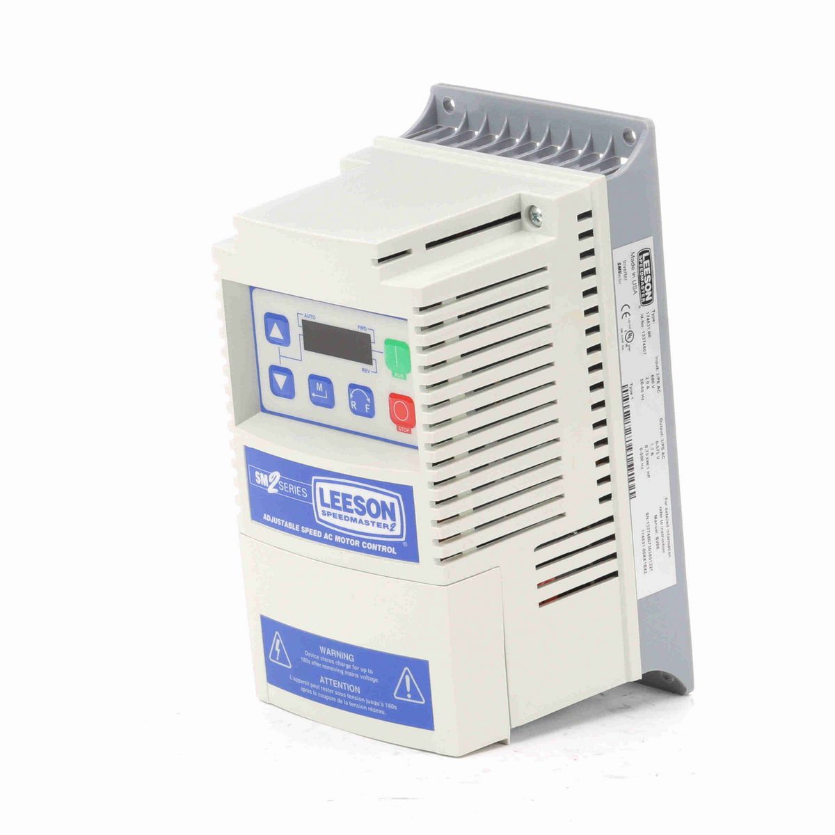 LEESON SM2 Vector NEMA 1 AC Drives, 1 HP, 480/590 V, 1.7 Amps - 174631.00