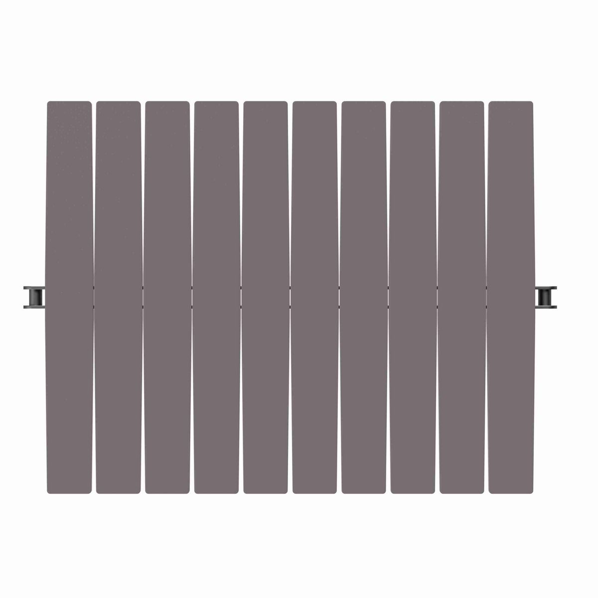 Rexnord 1873TAB Side-flexing Solid Top, Material: Brown High Performance, Width: 12in, Pitch: 1.5in - 81426346