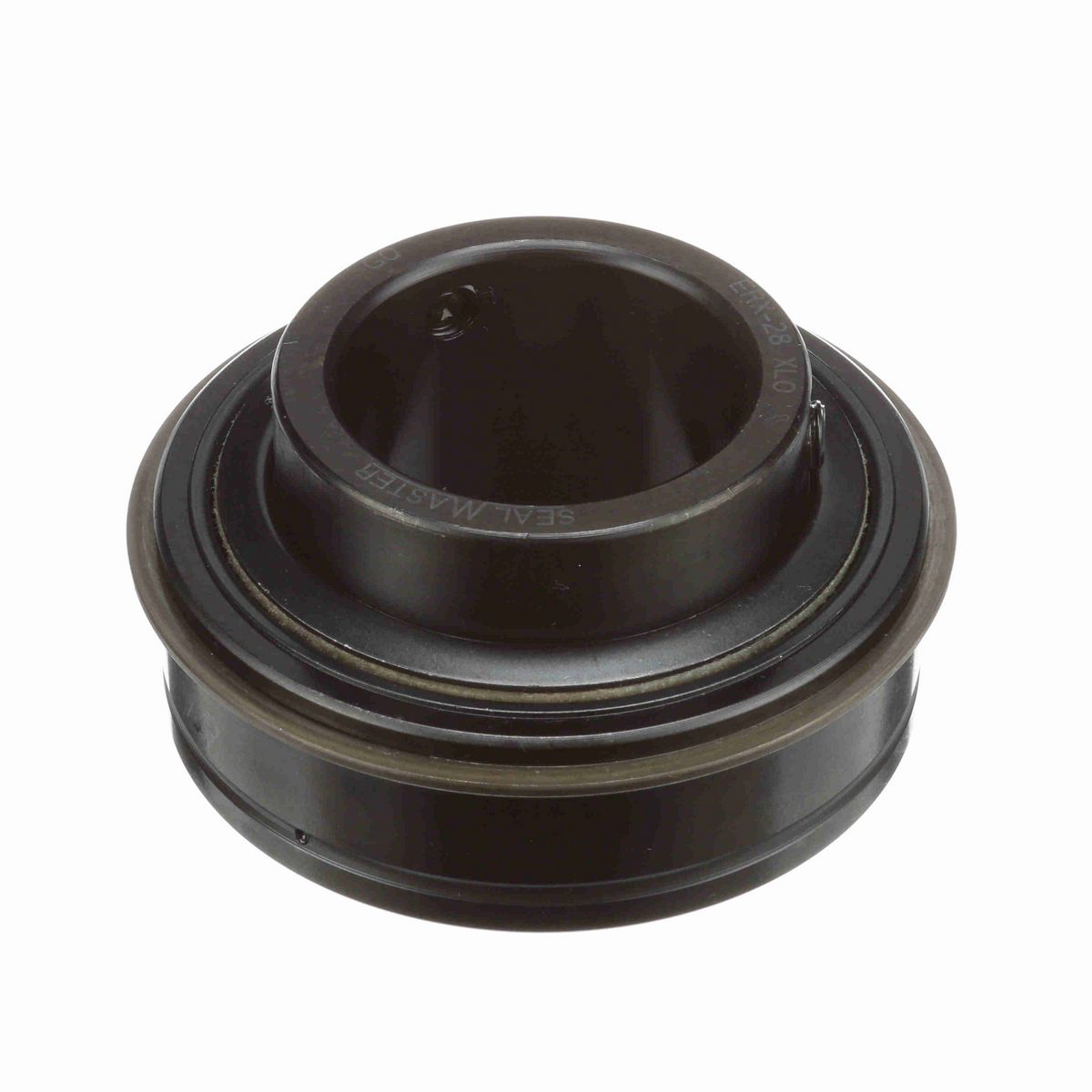 Sealmaster Mounted Insert Only Ball Bearing - 52100 Bearing Steel, Black Oxided - Setscrew Lock - Extra Low Drag - ERX-28 XLO