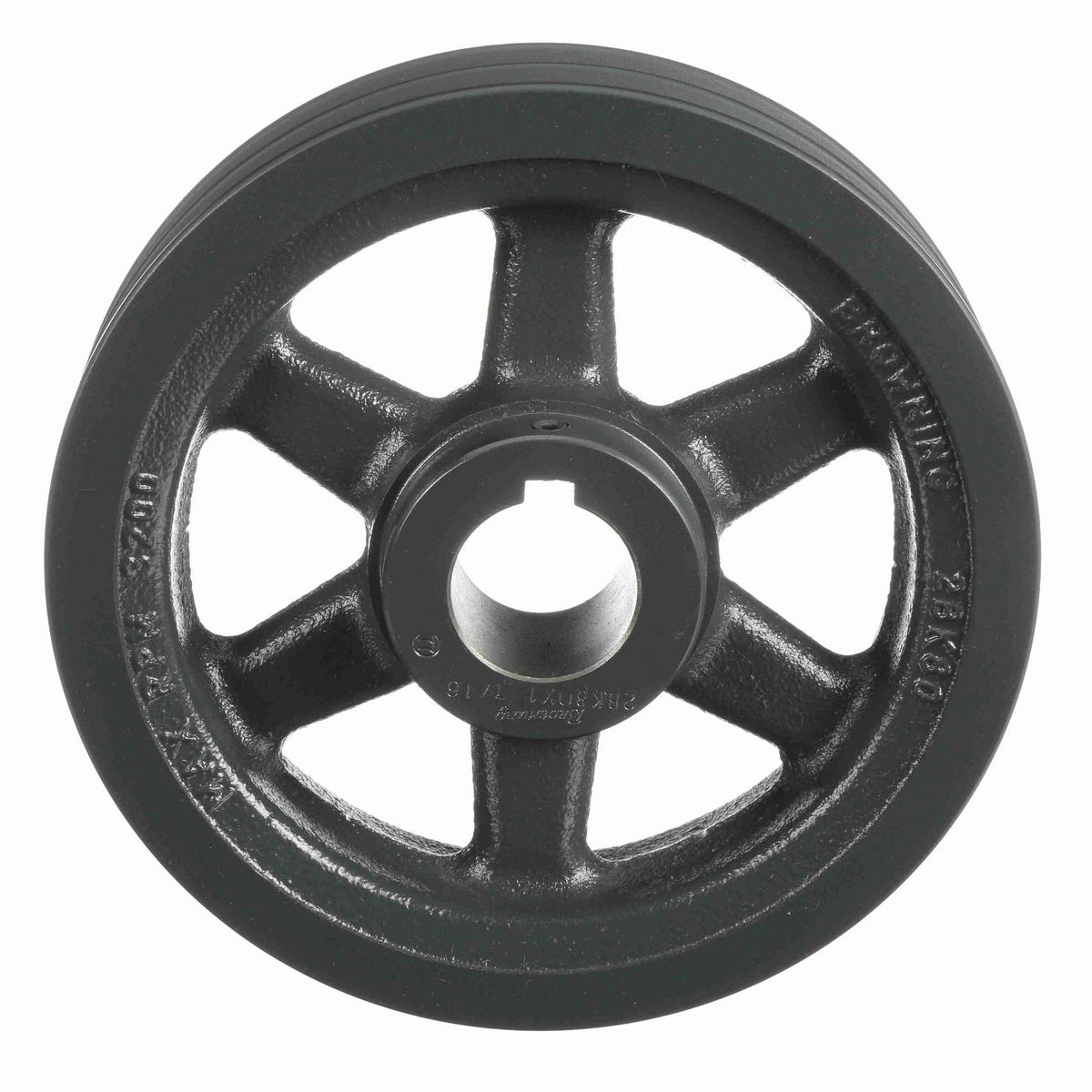 Browning 2 Groove Cast Iron FHP - Finished Bore Sheave - 2BK80X 1 7/16