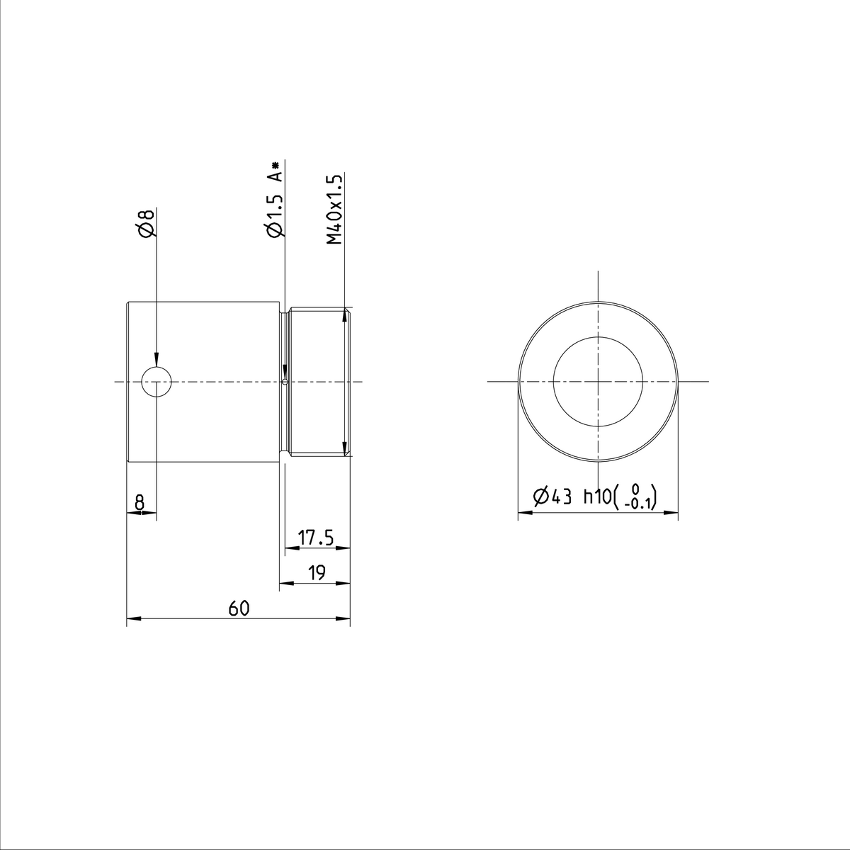 Ввинчивающаяся гайка Bosch Rexroth ZEV-E-S 25X5RX3-7 [R254220005]