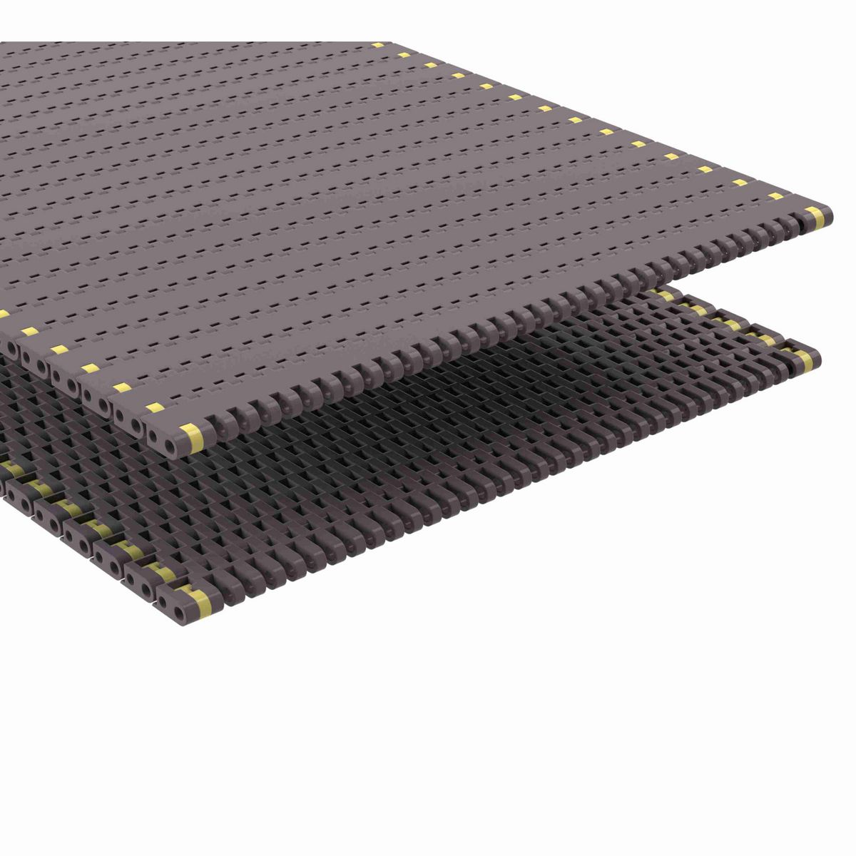 Rexnord 8505 Straight Running Solid Top, Material: Brown High Performance, Width: 12in, Pitch: 0.75in - 81421211