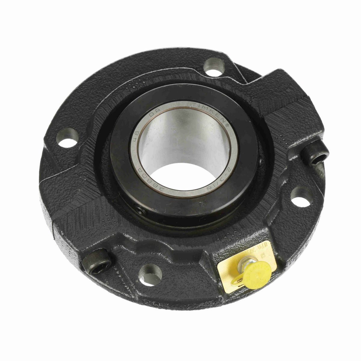 Sealmaster Mounted Cast Iron Piloted Flange Tapered Roller - 52100 Bearing Steel - Collar Mount Lock - RFPA 203C