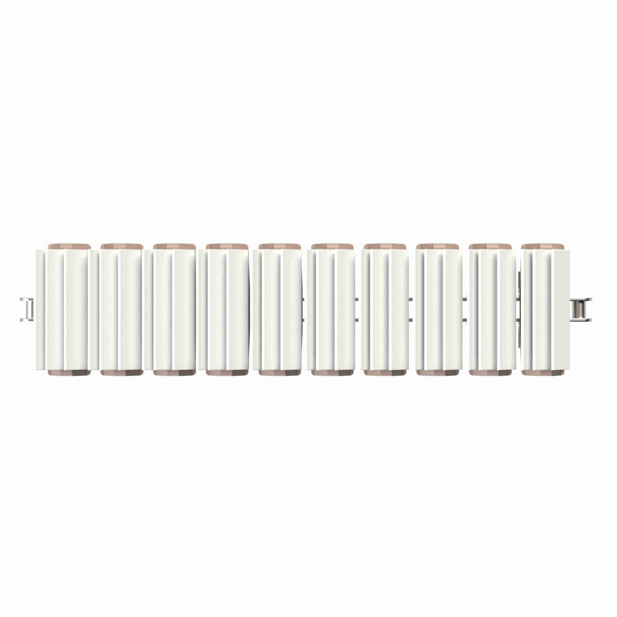 Rexnord 1873TAB SideGrip™ Side-flexing, Material: Tan Low Friction, Width: 3.75in, Pitch: 1.5in - 81426502