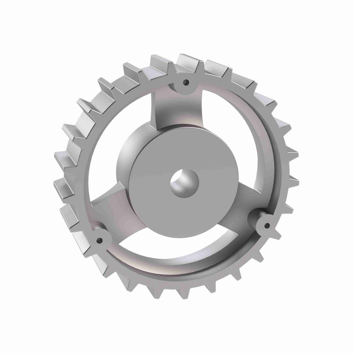 Rexnord 815 Series Solid One Piece Cast Iron Sprocket with 25 Teeth and a 3/4in Round Rough Stock Bore (RSB) - 401-162-4