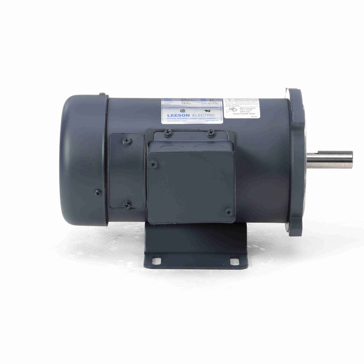 LEESON SCR Motor, 0.33 HP, 90 V, 1750 RPM, SS56C Frame, TEFC - 098004.00