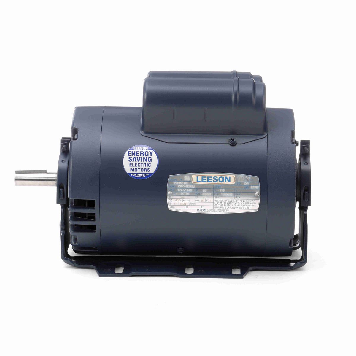 LEESON Definite Purpose Motor, 1 & 0.44 HP, 1 Ph, 60 & 60 Hz, 115 & 115 V, 1800 & 1800 RPM, 56H Frame, DP - 111955.00