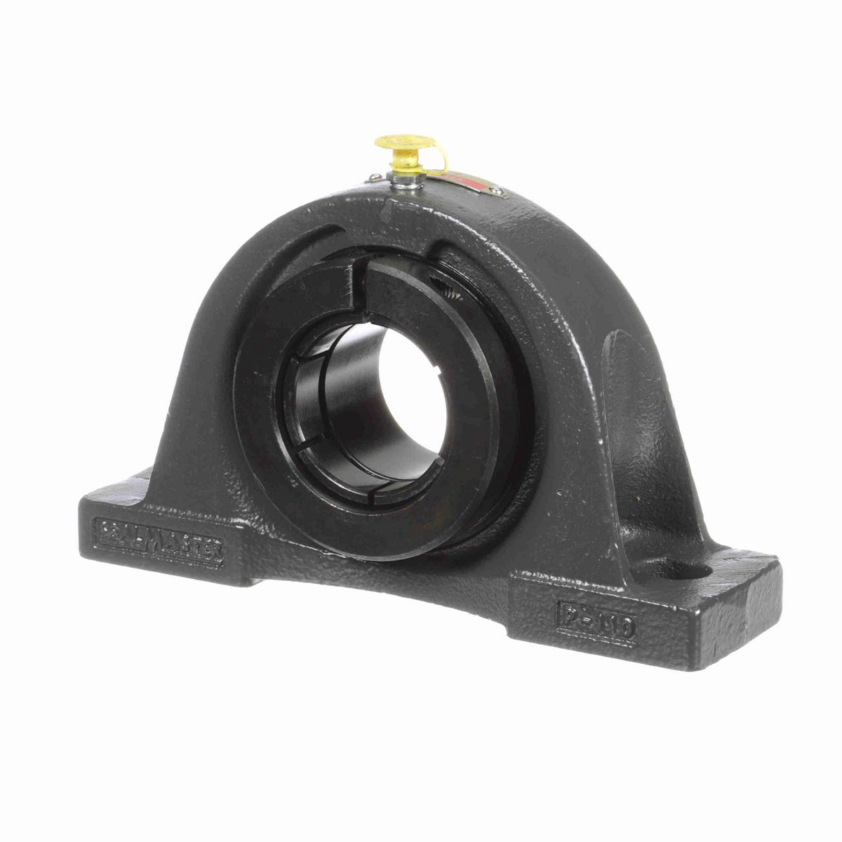 Sealmaster Mounted Cast Iron Two Bolt Pillow Block Ball Bearing - 52100 Bearing Steel, Black Oxided - Concentric Lock - NP-32T