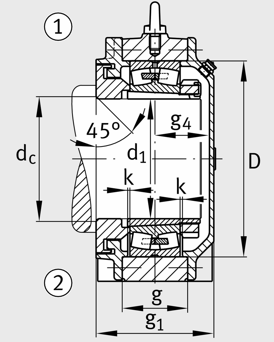 Тело корпуса FAG BND2213-H-C-Y-BF-D
