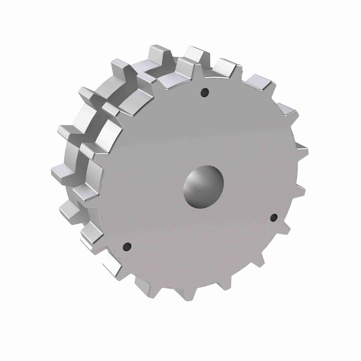 Rexnord 820 Series Solid One Piece Cast Iron Sprocket with 17 Teeth and a 3/4in Round Rough Stock Bore (RSB) - 401-195-2