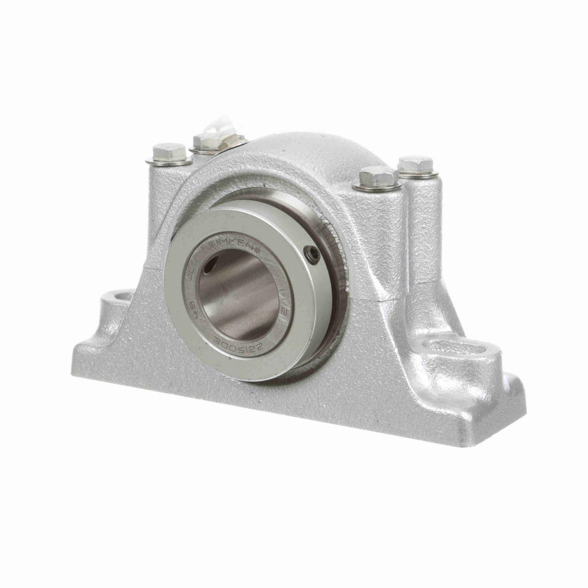 Sealmaster Mounted Flouropolymer Coated Cast Iron Two Bolt Pillow Block Tapered Roller - 52100 Bearing Steel - Double Collar Mount Lock - Corrosion Resistant - RPB 108-C2 CR