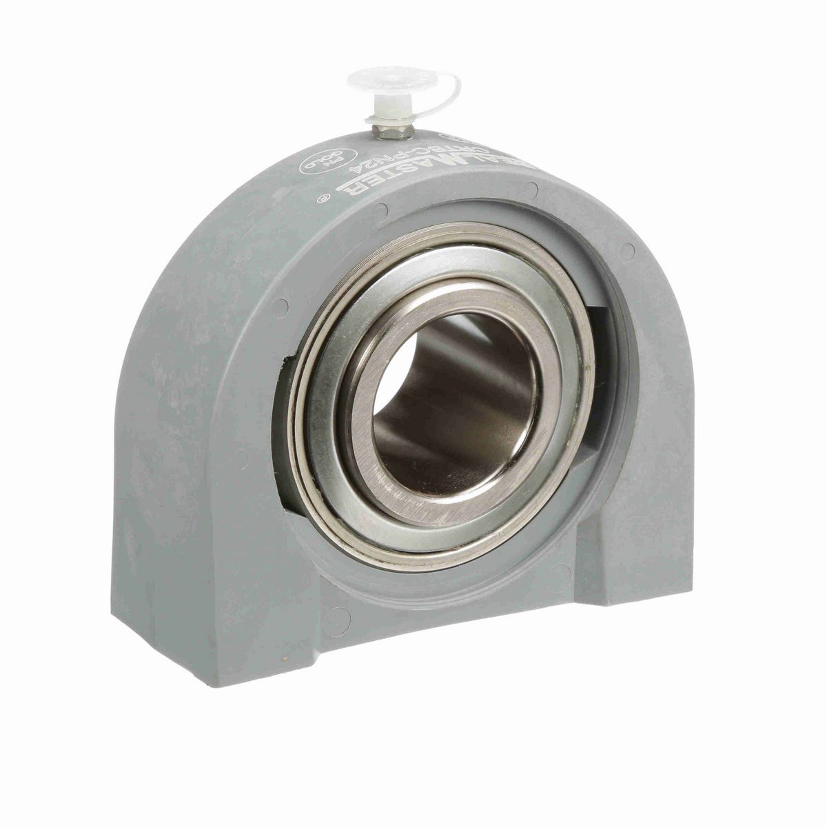 Sealmaster Mounted Composite Tapped Base Pillow Block Ball Bearing - 52100 Bearing Steel, Phosphorus Nickel Coated - Setscrew Lock - Corrosion Resistant - CRTBC-PN24