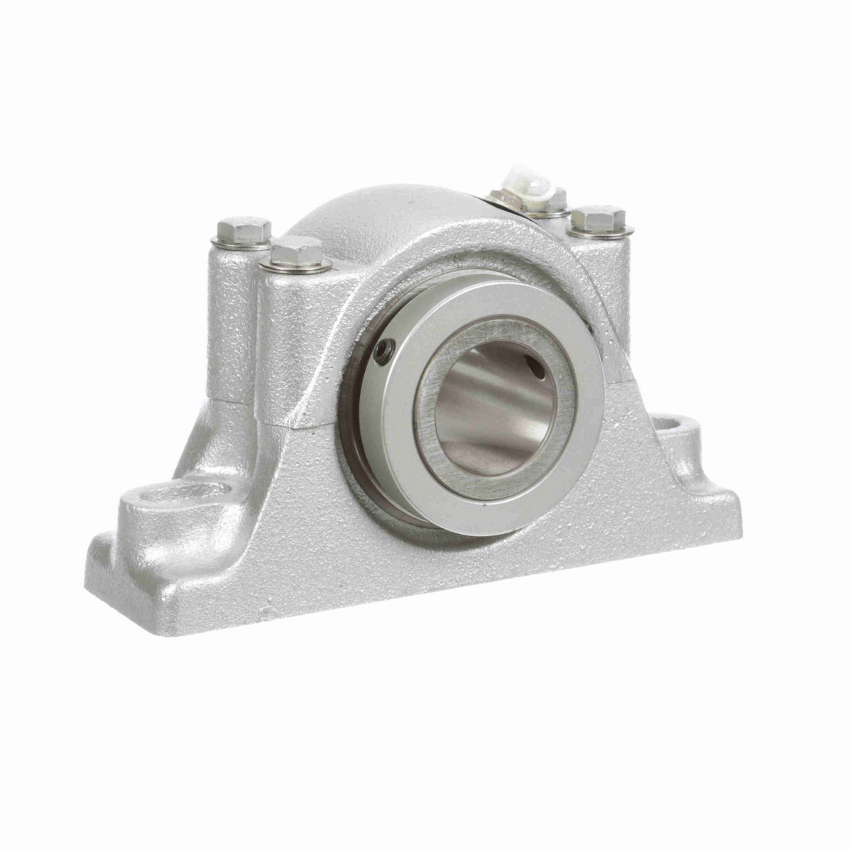 Sealmaster Mounted Flouropolymer Coated Cast Iron Two Bolt Pillow Block Tapered Roller - 52100 Bearing Steel - Double Collar Mount Lock - Corrosion Resistant - RPB 108-C2 CR