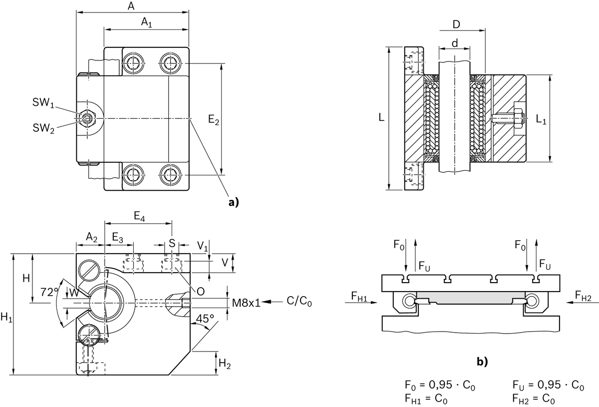Линейный комплект Bosch Rexroth LSRSE-80-DD [R107828020]