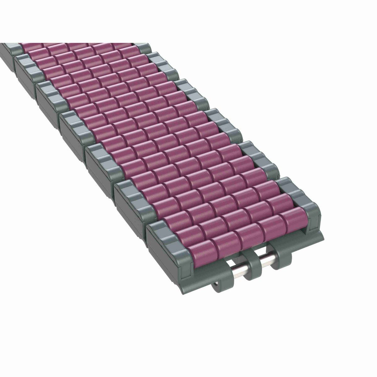 Rexnord SHD LBP Straight Running Low Backline Pressure, Material: Internally Lubricated Polyacetal (Grey), Width: 3.25in, Pitch: 1.5in - 752.85.09