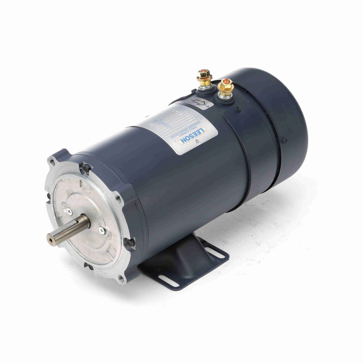 LEESON Low Voltage Motor, 1 HP, 12 V, 1800 RPM, S56C Frame, TEFC - 108322.00