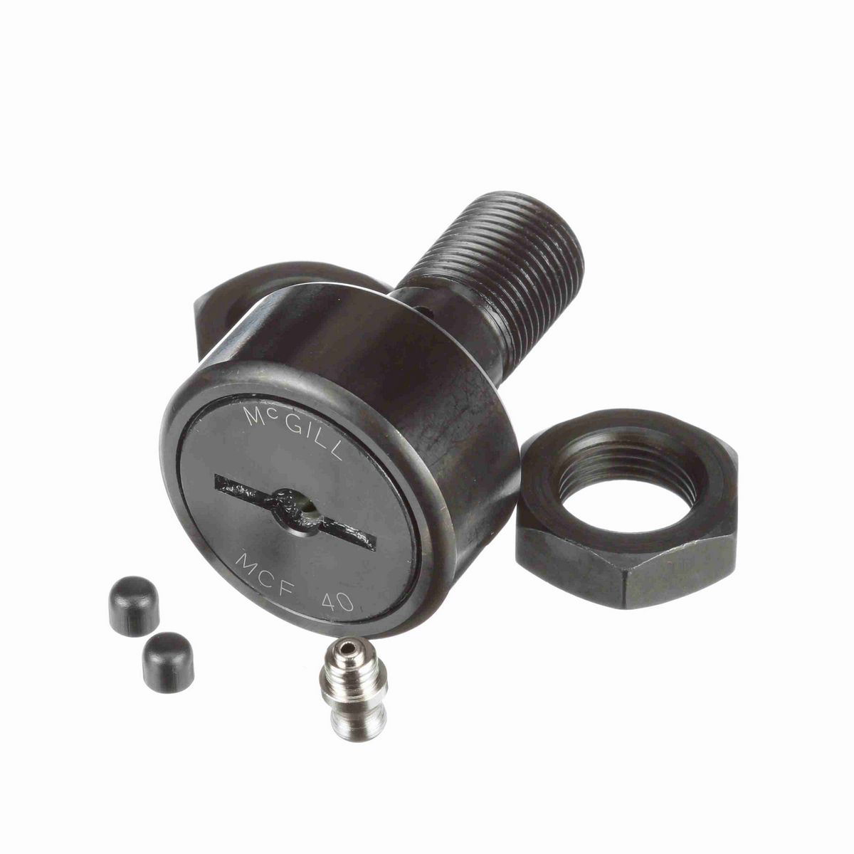 Опорный ролик с цапфой McGill CAMROL MCFE 40, бочкообразный, со шлицем под отвёртку, метрический