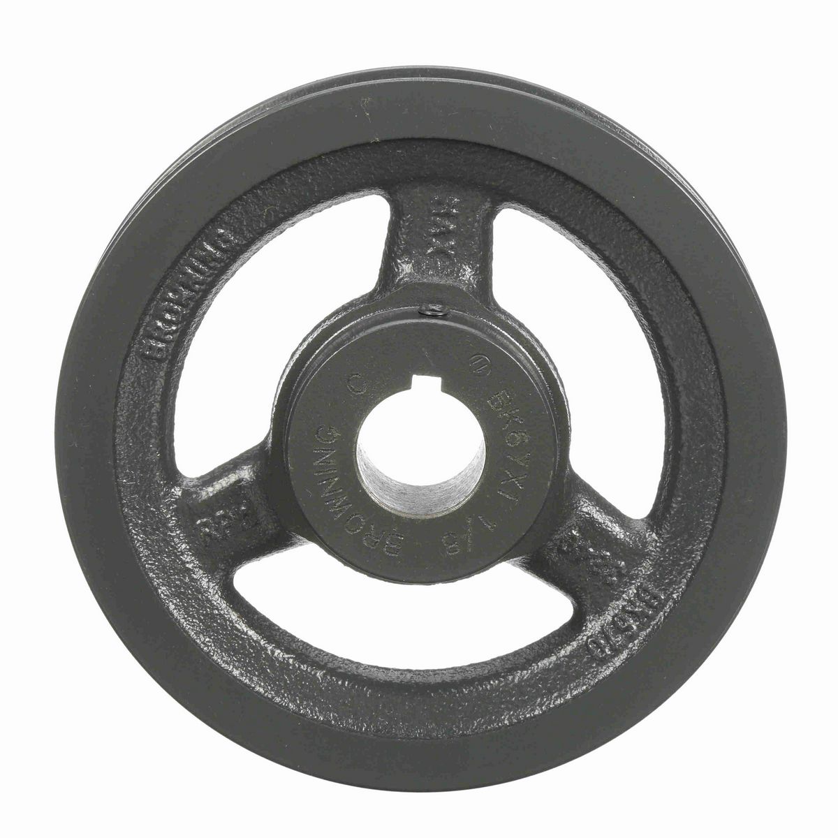 Browning 1 Groove Cast Iron FHP - Finished Bore Sheave - BK67X 1 1/8
