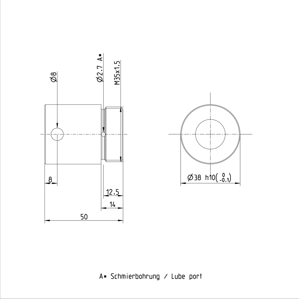 Ввинчивающаяся гайка Bosch Rexroth ZEV-E-S 20X5RX3-4 [R254210005]