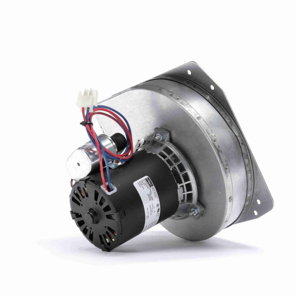 FASCO Rectangular Outlet Permanent Split Capacitor OEM Replacement Draft Inducer Blower, 208-230 Volts, Flange: No - A330