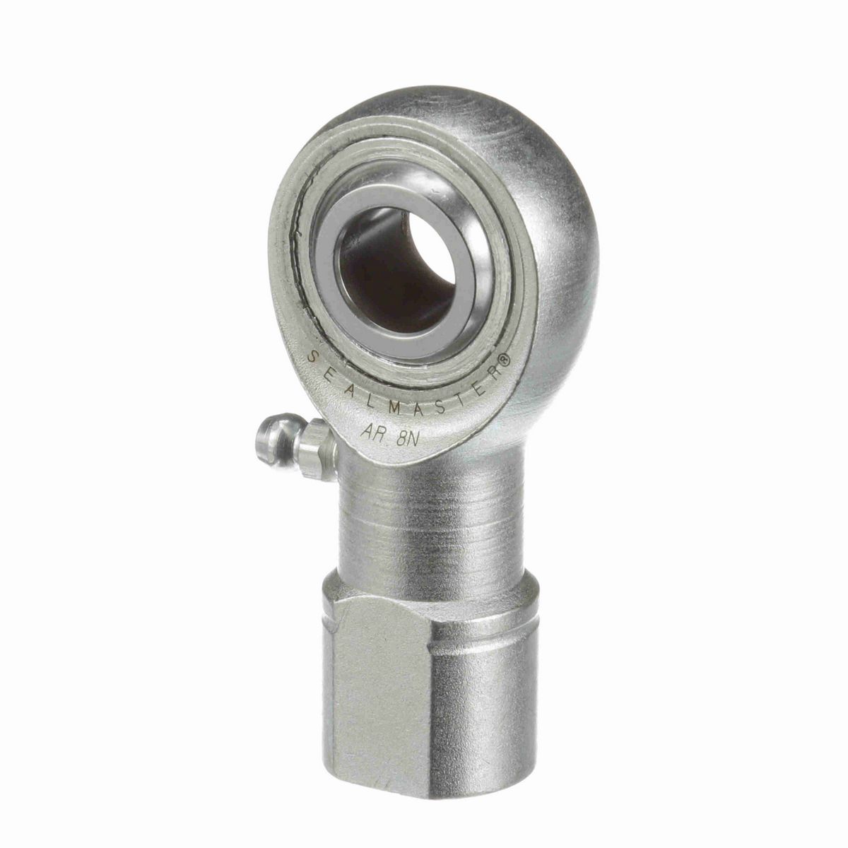 Sealmaster Female Rod End Bearing - Three-Piece Greasable Carbon Steel Race - AR 8N