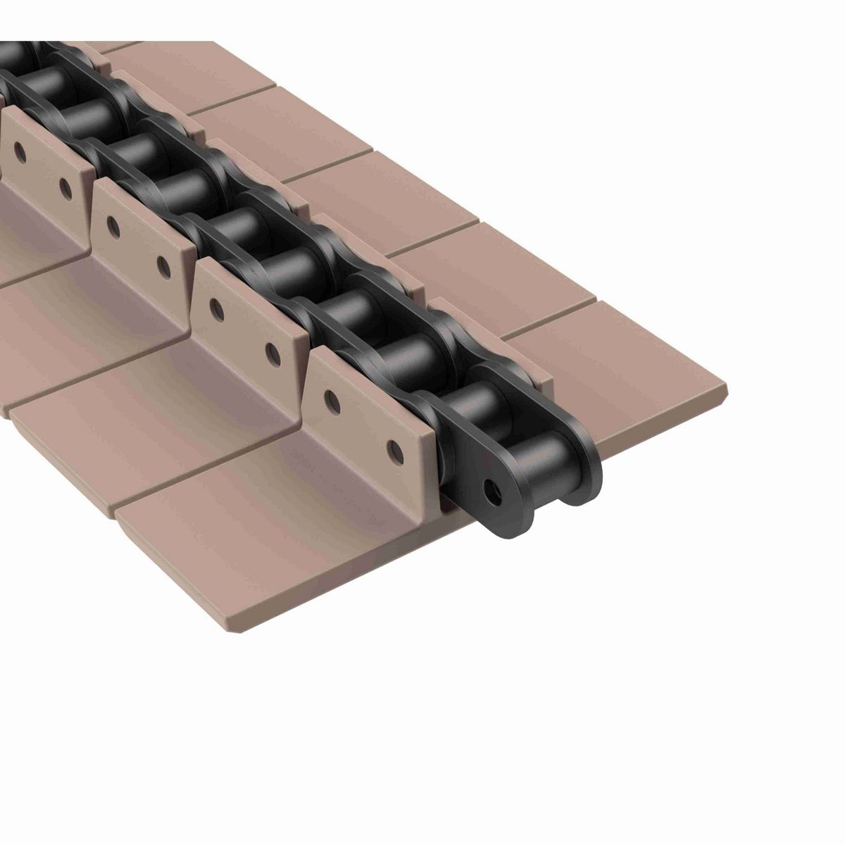 Rexnord 963 Straight Running Solid Top, Material: Tan Low Friction, Width: 4.5in, Pitch: 1.5in - LF963K4-1/2