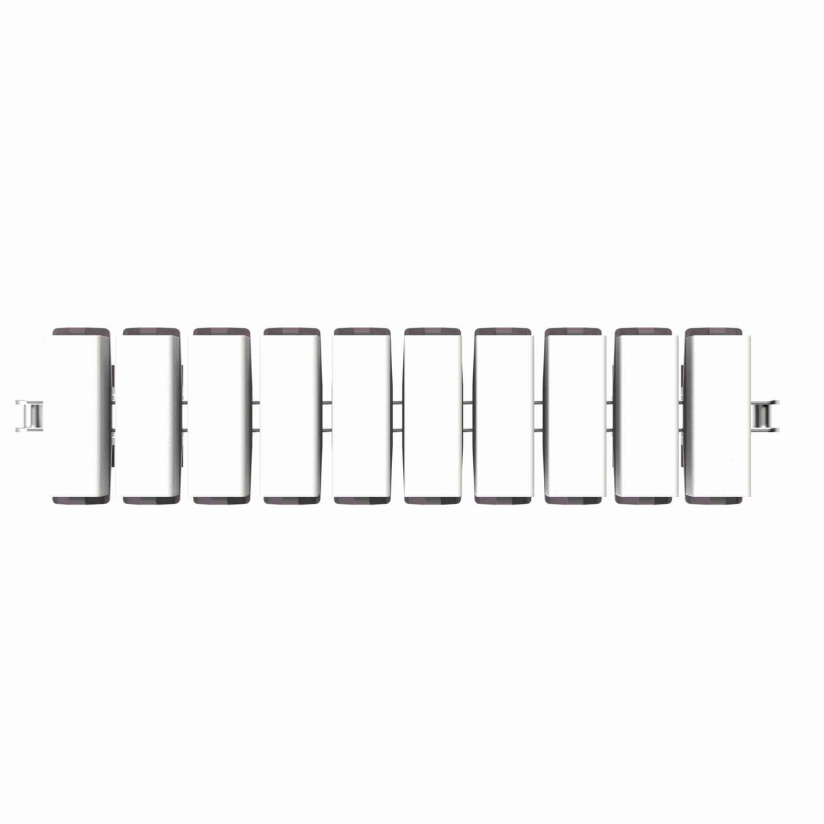 Rexnord 1873TAB SideGrip™ Side-flexing, Material: Brown High Performance, Width: 3.75in, Pitch: 1.5in - 81420492