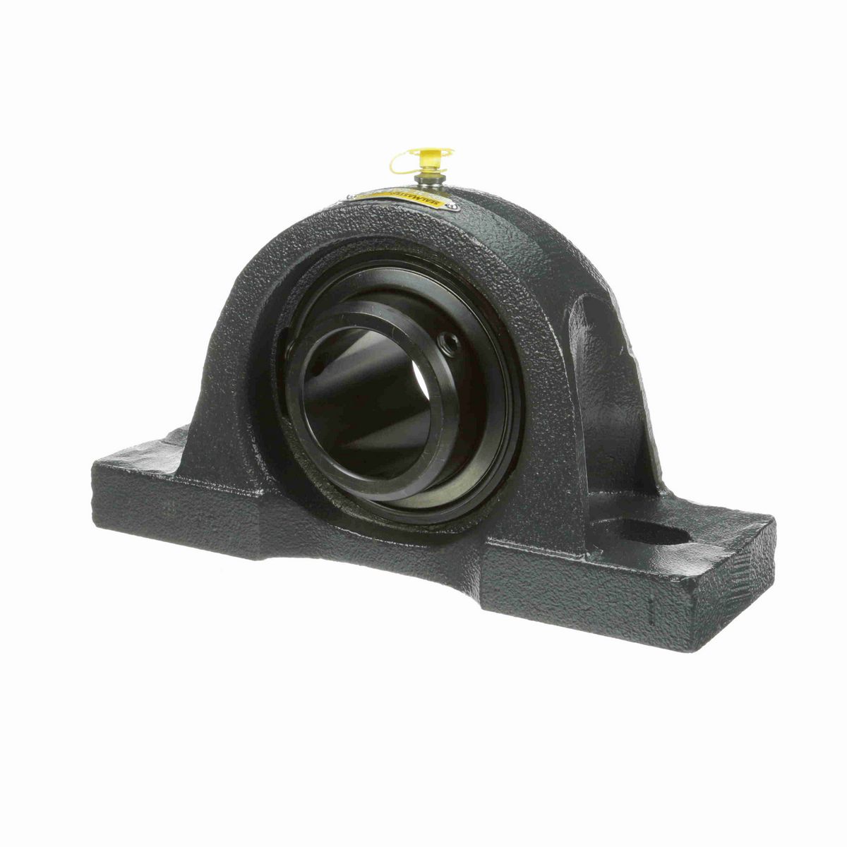 Sealmaster Mounted Cast Iron Two Bolt Pillow Block Ball Bearing - 52100 Bearing Steel, Black Oxided - Double Setscrew Lock - Air Handling Housing Fit, Noise Tested - MPD-35 CXU