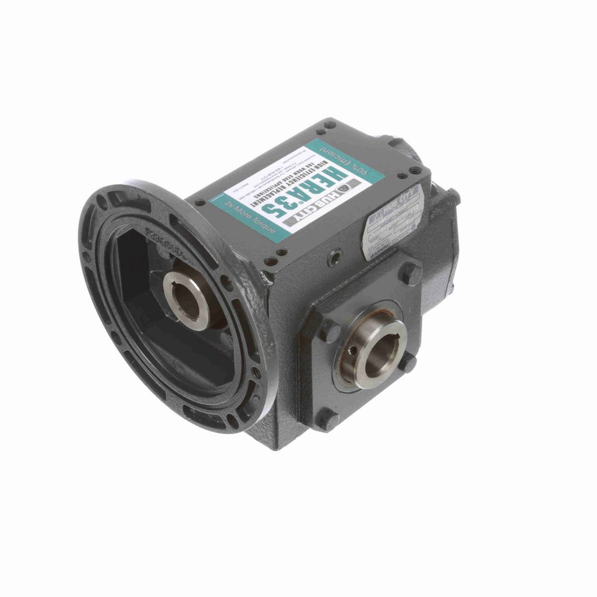 Hub City HERA Gear Reducer HERA Cast Iron Helical-Hypoid Reducer - HERA35ES 15.60 143TC 1.125