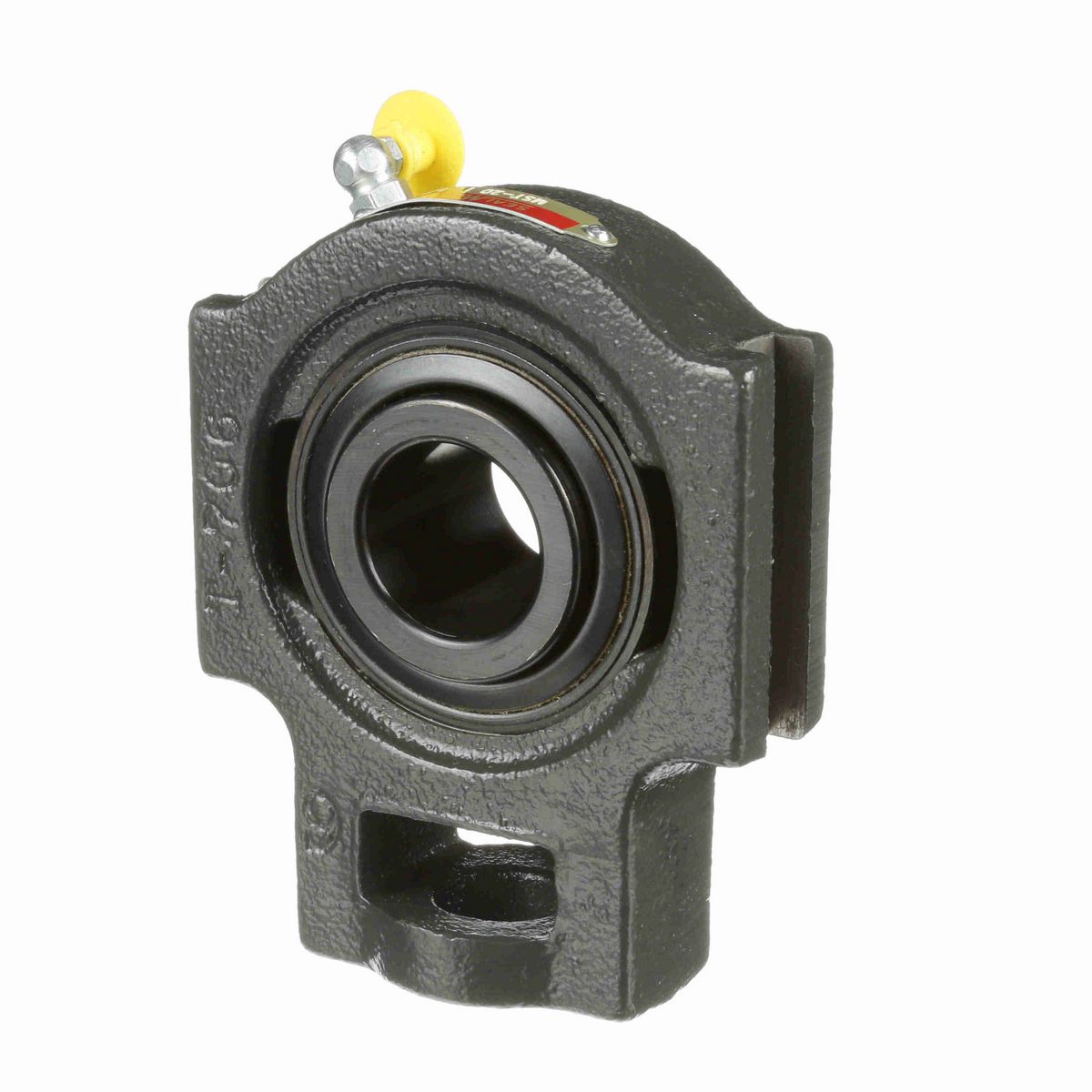 Sealmaster Mounted Cast Iron Wide Slot Take Up Ball Bearing - 52100 Bearing Steel, Black Oxided - Setscrew Lock - MST-20