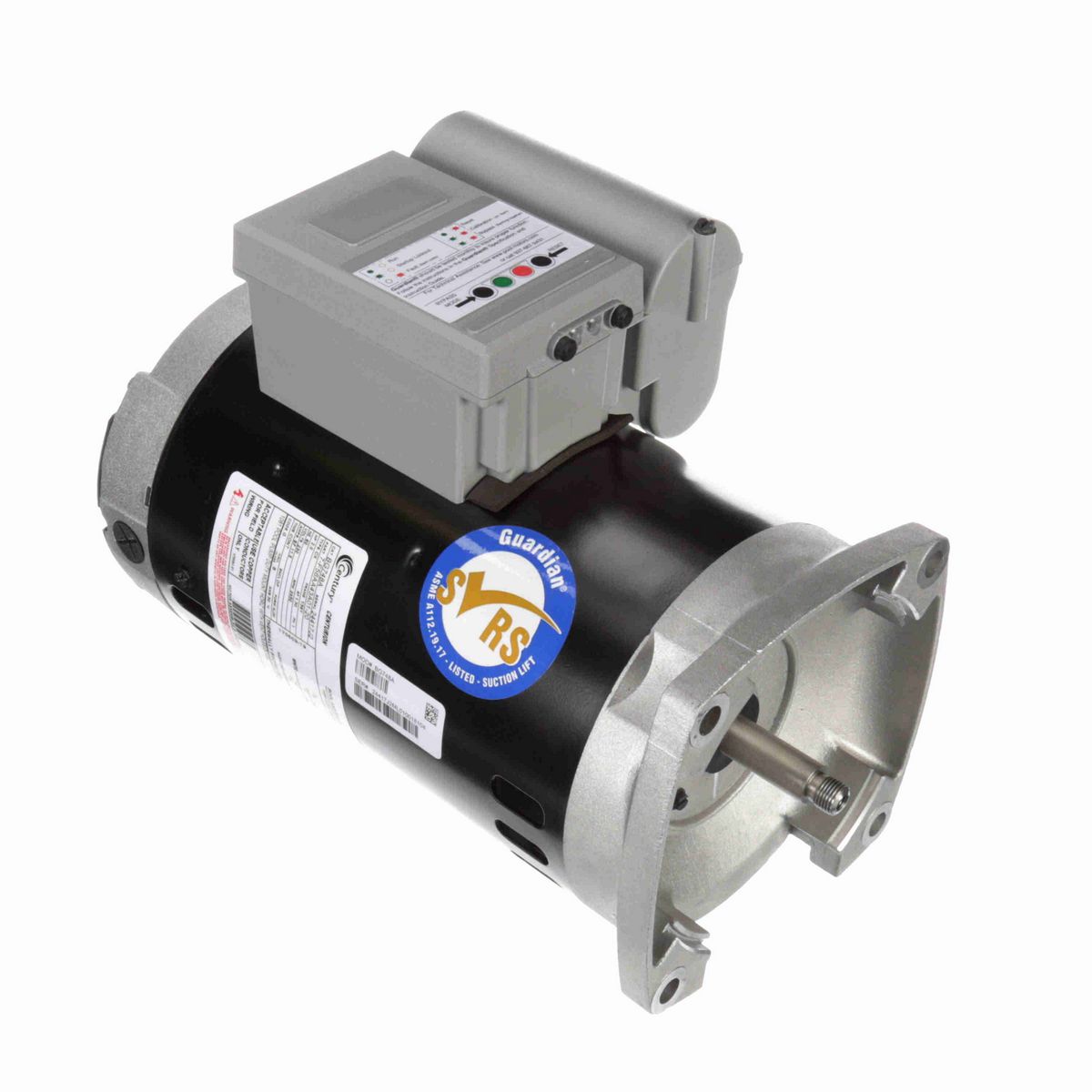 Century Guardian ® Motors Pool Pump Motor, 2.0 HP, 1 Ph, 60 Hz, 230 V, 3600 RPM, Y56Y Frame, DP - BG748A