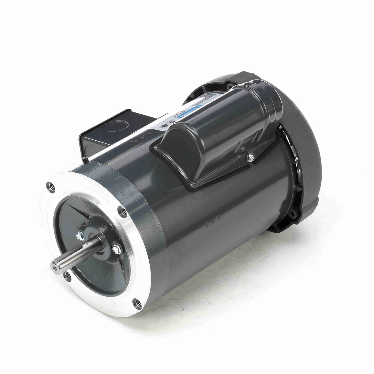 LEESON Agricultural Motor, 1 HP, 1 Ph, 60 Hz, 115/230 V, 1800 RPM, 56C Frame, TEFC - 117881.00