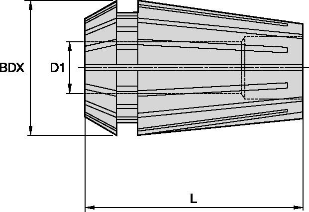 ER Single-Angle Standard Collets Kennametal ER Standard Collets - Inch [2269920]