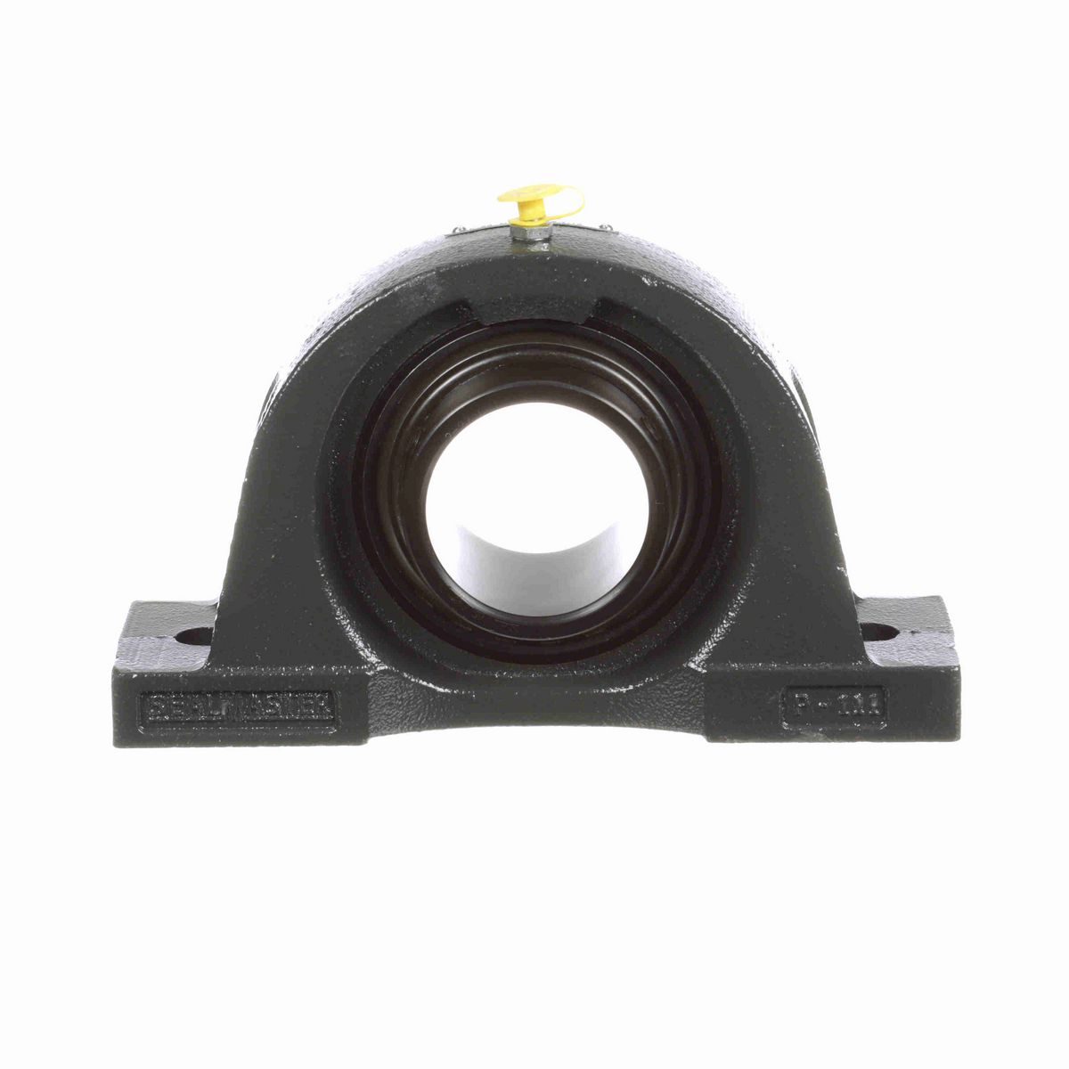 Sealmaster Mounted Cast Iron Two Bolt Pillow Block Ball Bearing - 52100 Bearing Steel, Black Oxided - Setscrew Lock - High Contamination - NP-39 DRT