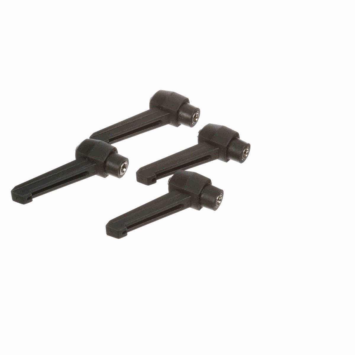 System Plast Ratchet Handle (Female); Thread: 1/4-20, Handle Length: 2.16-in, Color: Black - RH-20-BK-FS1420