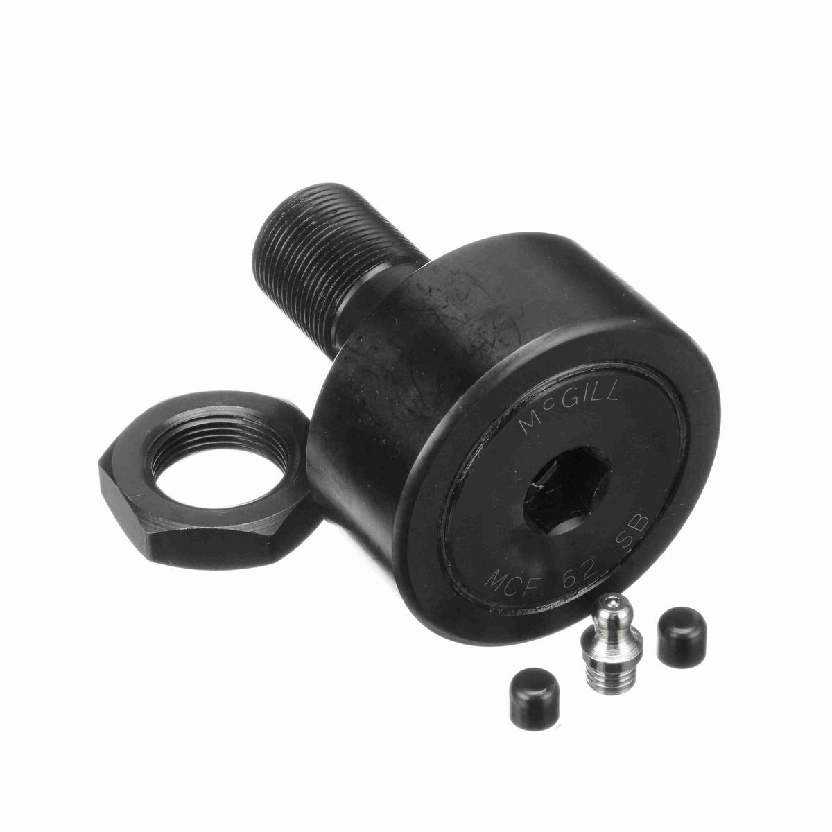 Опорный ролик с цапфой McGill CAMROL MCF 62 SB, бочкообразный, с уплотнением, с шестигранным отверстием, метрический