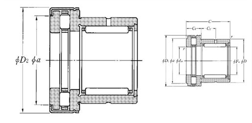 Комбинированный подшипник NTN NKXR40T2Z