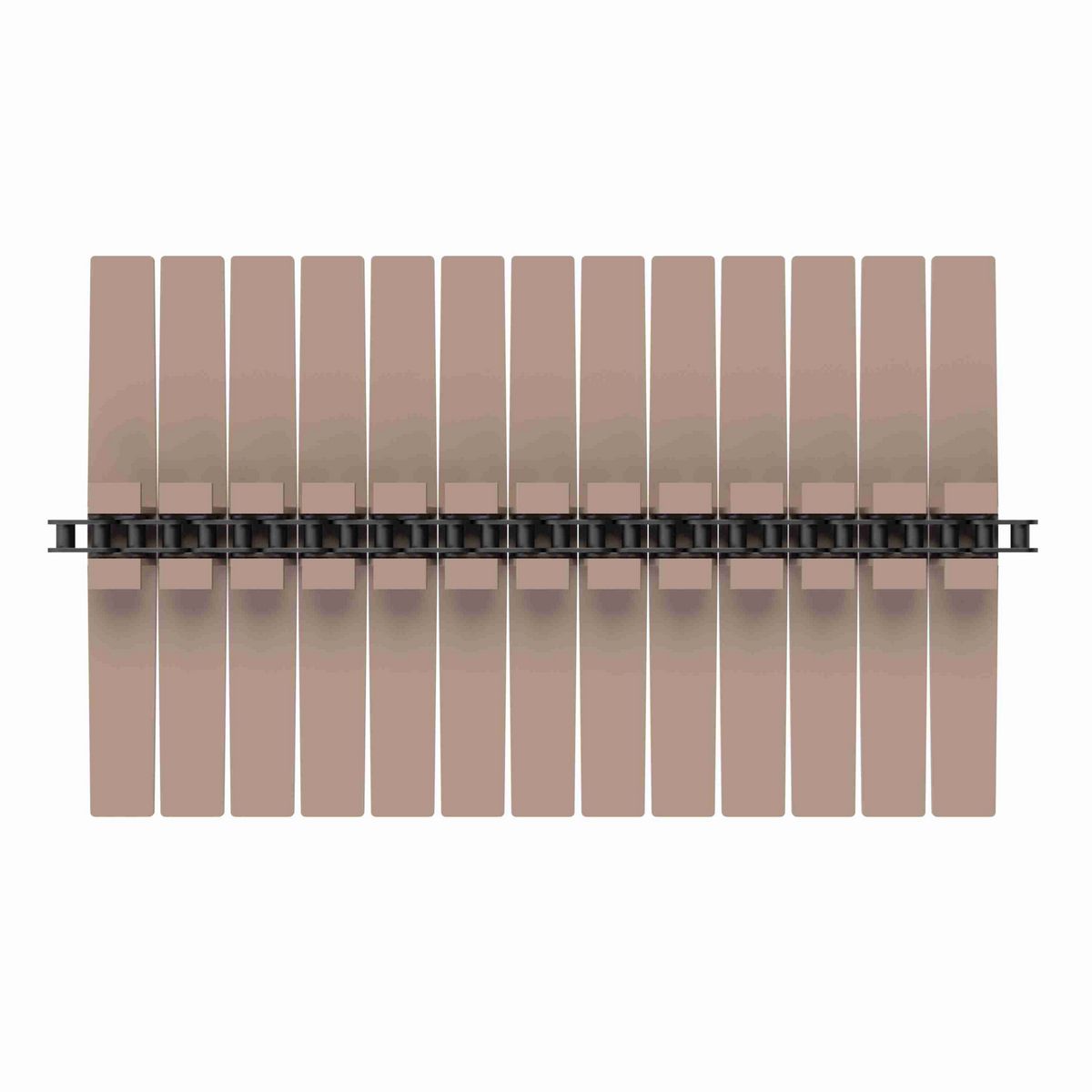 Rexnord 1873TAB SuperGrip™ Side-flexing SuperGrip™, Material: Tan Low Friction, Width: 12in, Pitch: 1.5in - 81426146